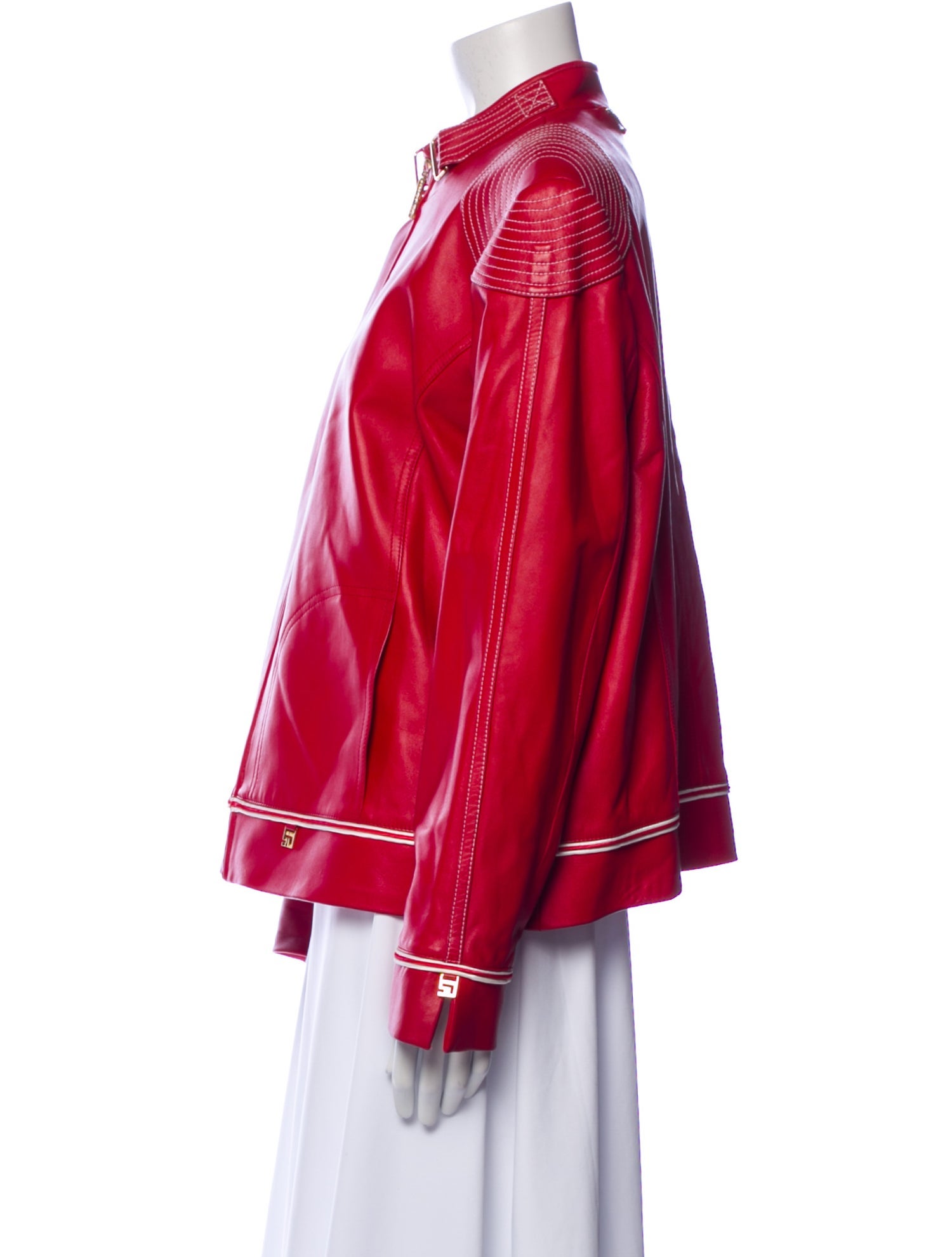 St. John Sport Leather Jacket