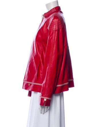 St. John Sport Leather Jacket