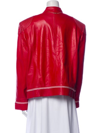 St. John Sport Leather Jacket