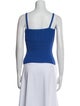 St. John Square Neckline Sleeveless Top