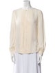 St. John Silk Bateau Neckline Blouse