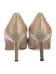 St. John Leather Crystal Embellishments Pumps