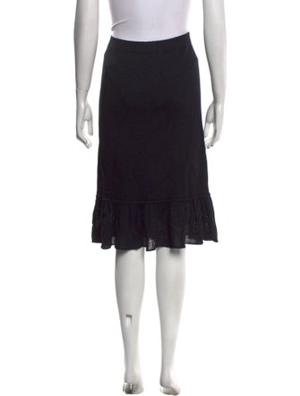St. John Wool Knee-Length Skirt