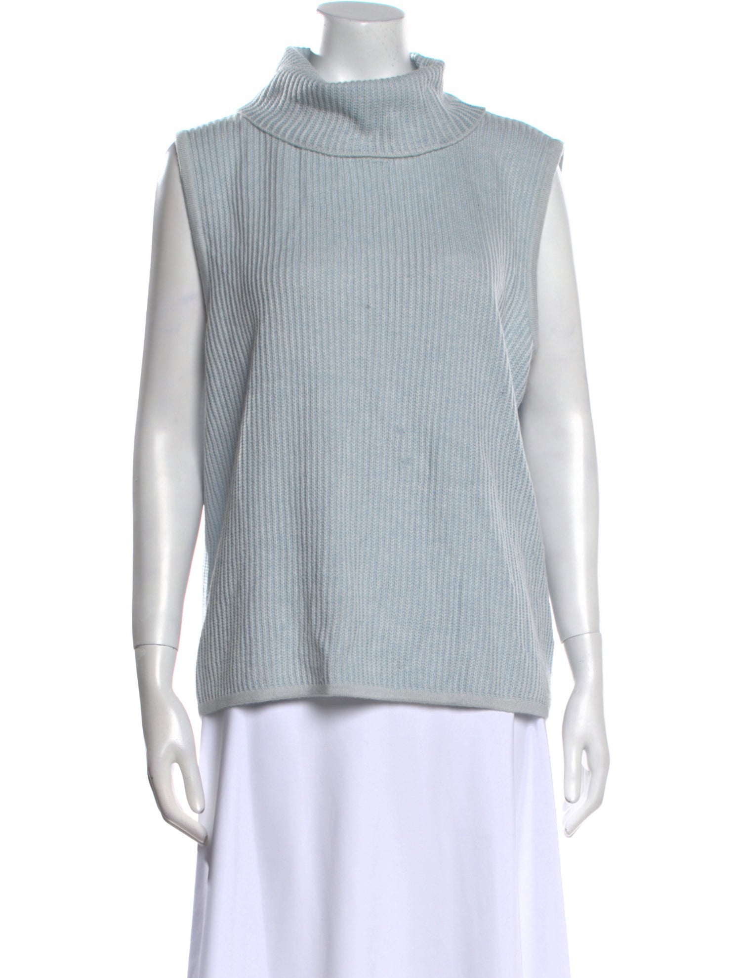 St. John Wool Turtleneck Top