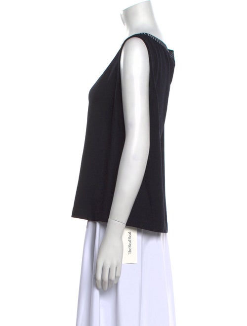 St. John Wool Scoop Neck Top