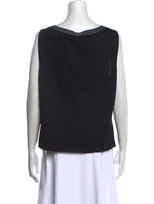 St. John Wool Scoop Neck Top