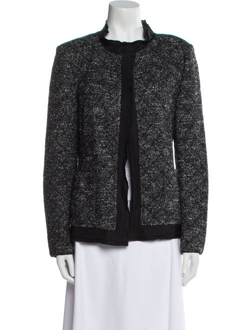 St. John Wool Printed Evening Jacket