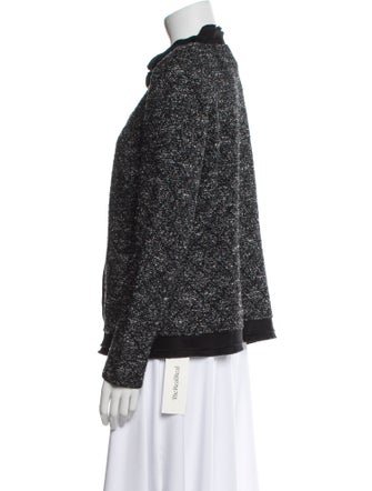 St. John Wool Printed Evening Jacket