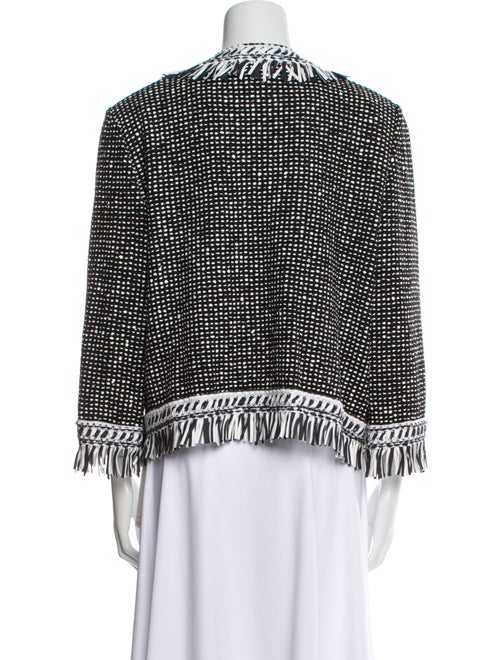 St. John Wool Printed Evening Jacket