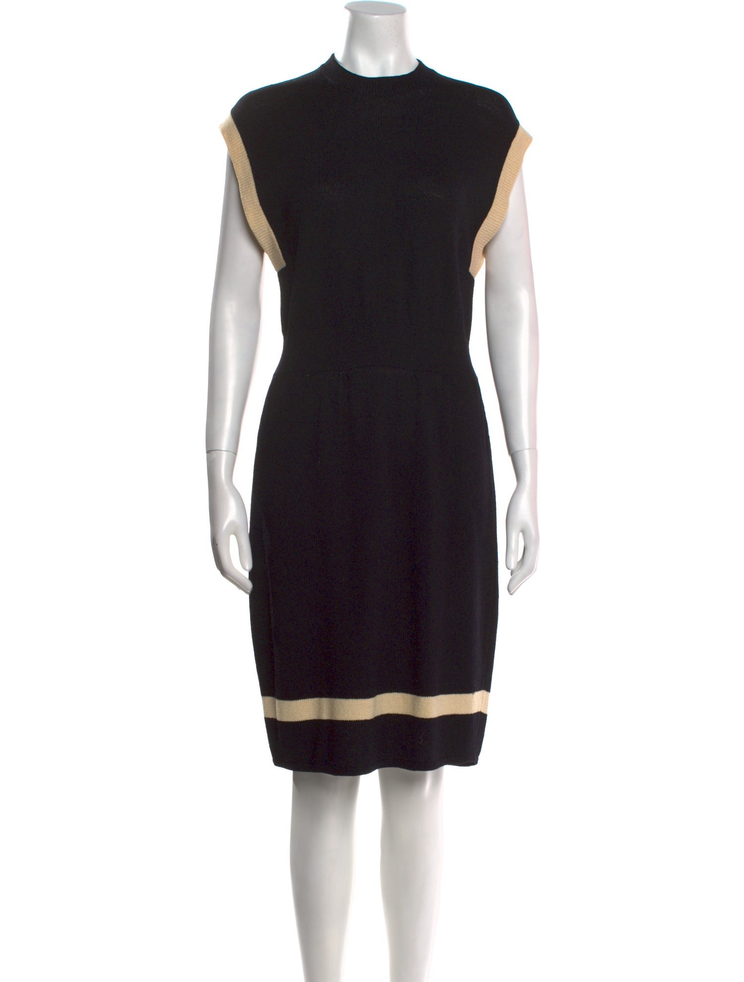 St. John Printed Knee-Length Dress