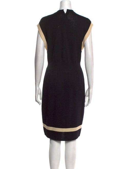 St. John Printed Knee-Length Dress