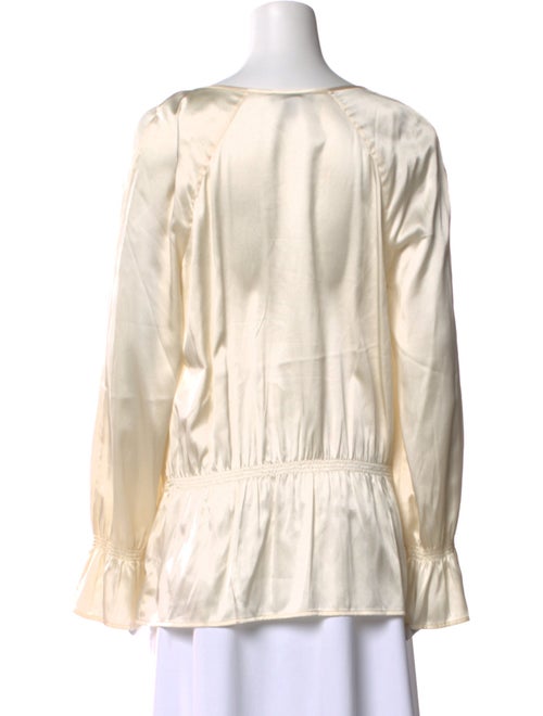 St. John Silk Cowl Neck Tunic