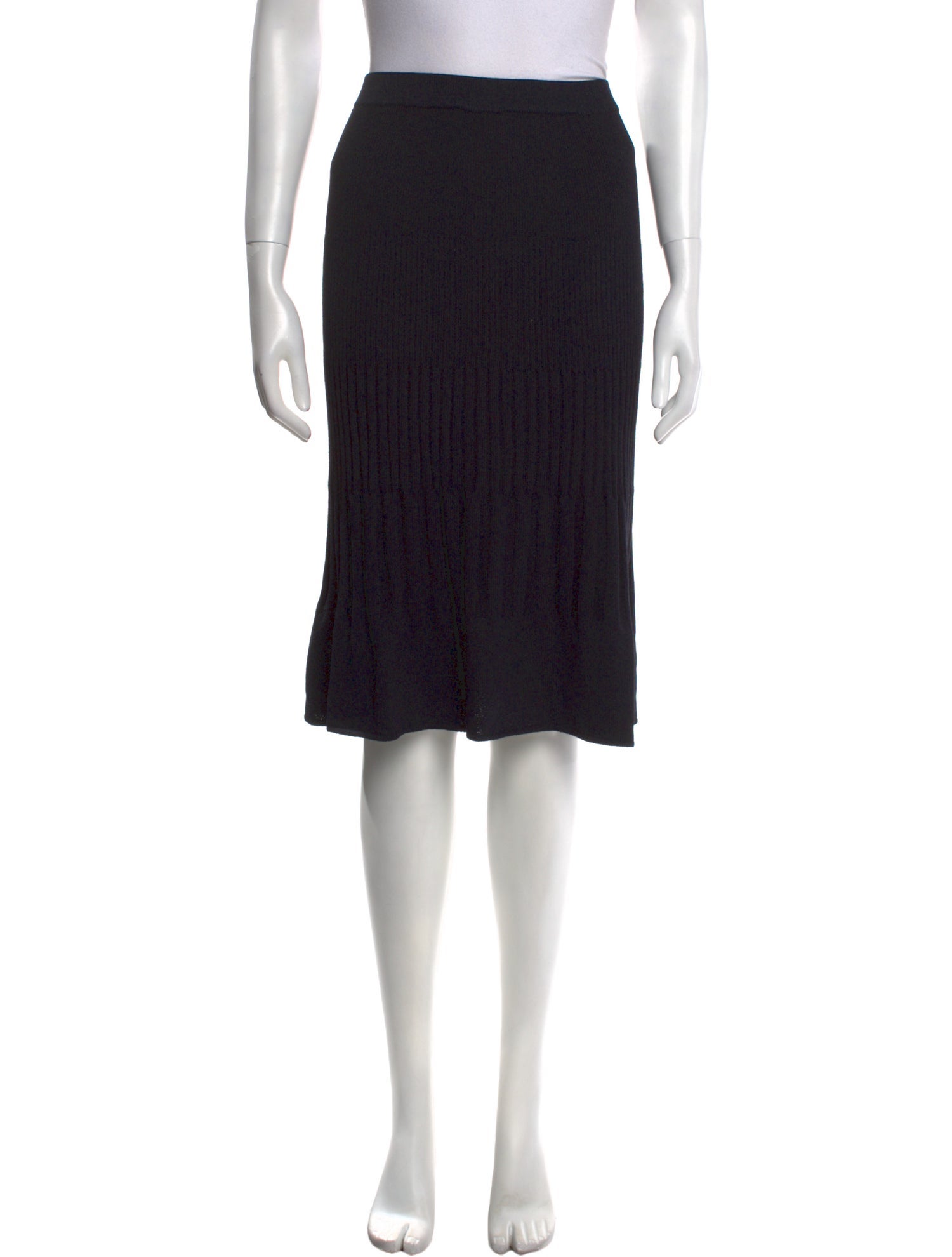 St. John Wool Knee-Length Skirt