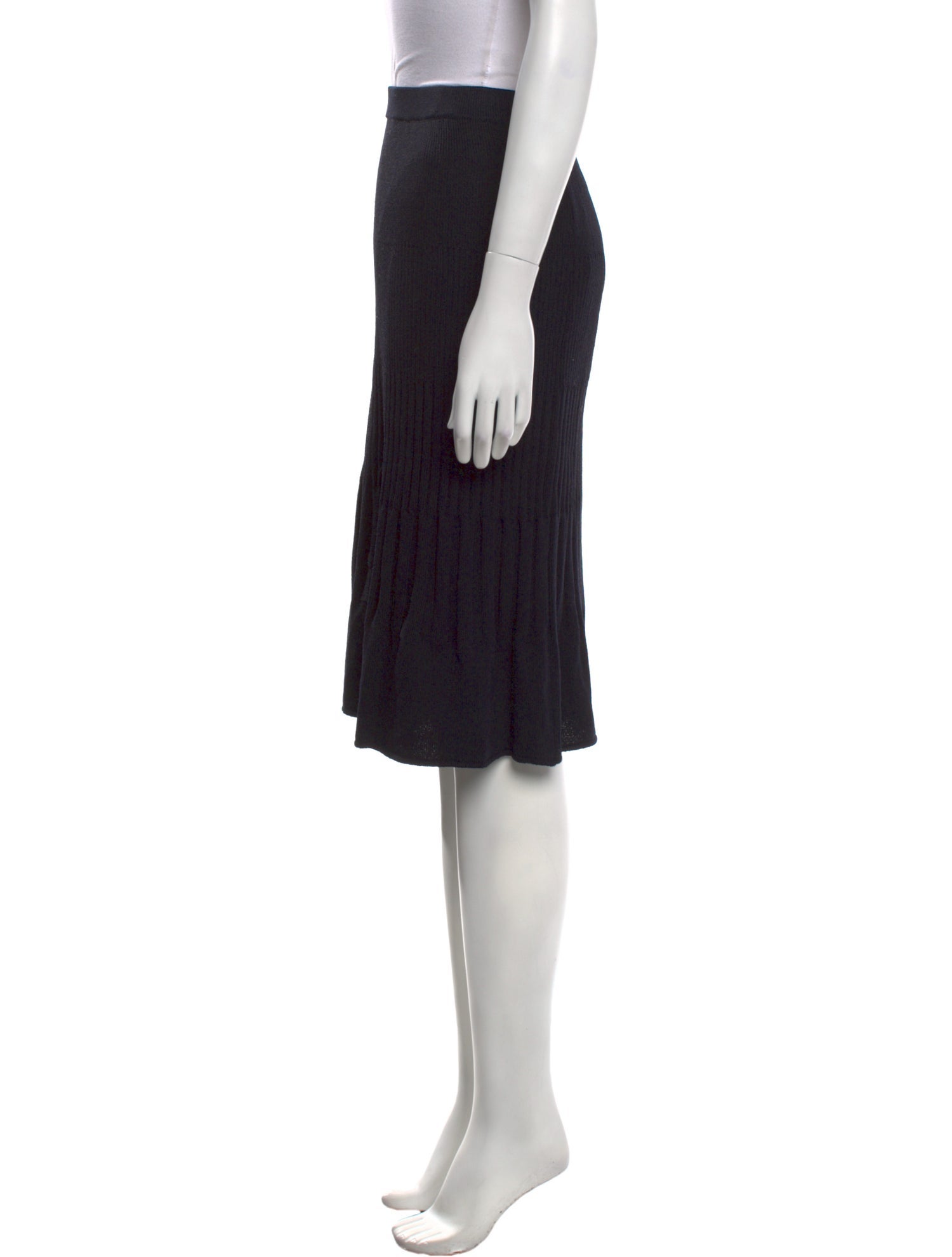 St. John Wool Knee-Length Skirt