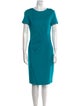 St. John Wool Midi Length Dress