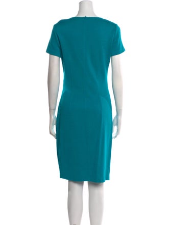 St. John Wool Midi Length Dress