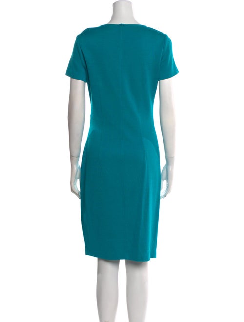 St. John Wool Midi Length Dress