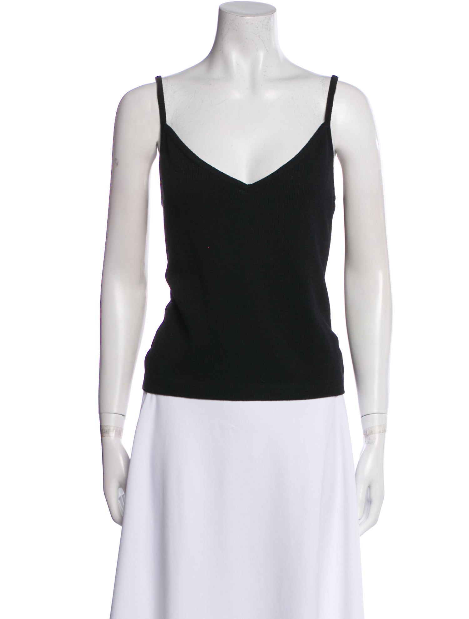 St. John V-Neck Sleeveless Top
