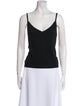 St. John V-Neck Sleeveless Top