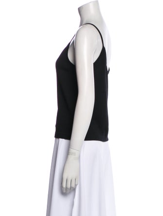 St. John V-Neck Sleeveless Top