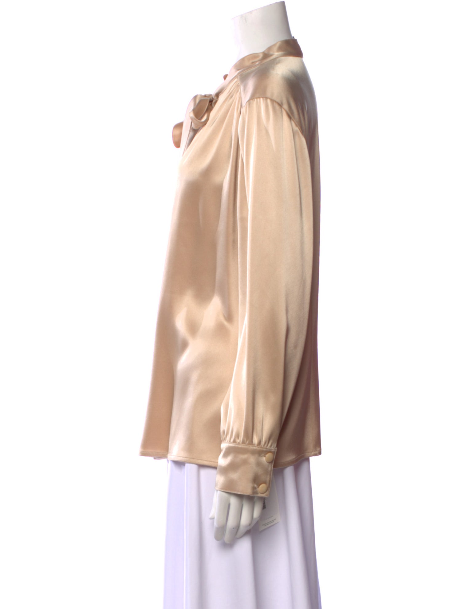 St. John Long Sleeve Button-Up Top