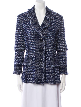 St. John Tweed Pattern Evening Jacket