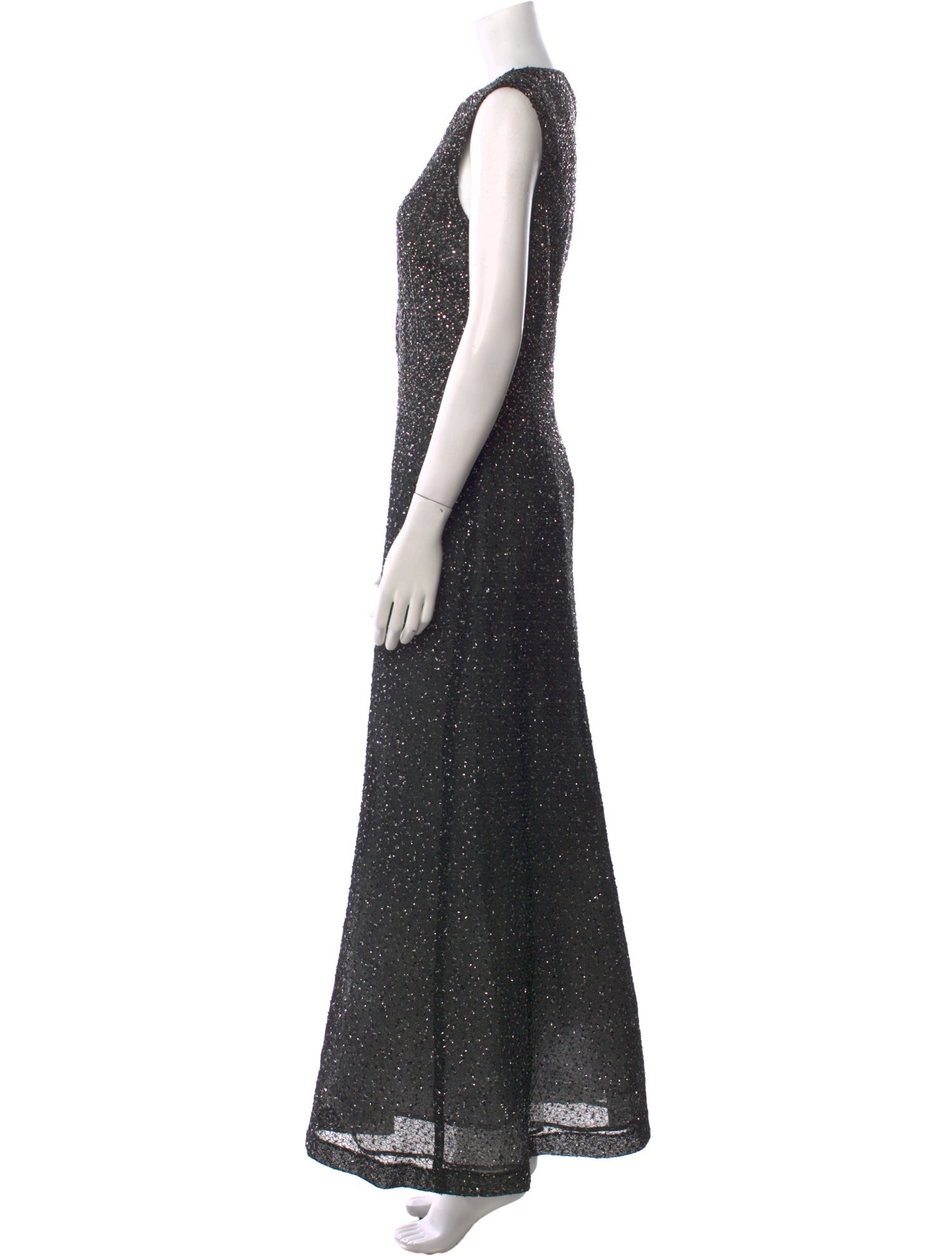 St. John Patterned Long Dress