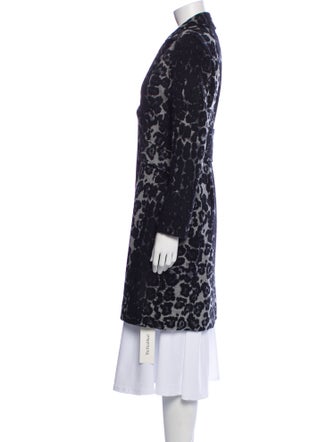 St. John Wool Animal Print Coat