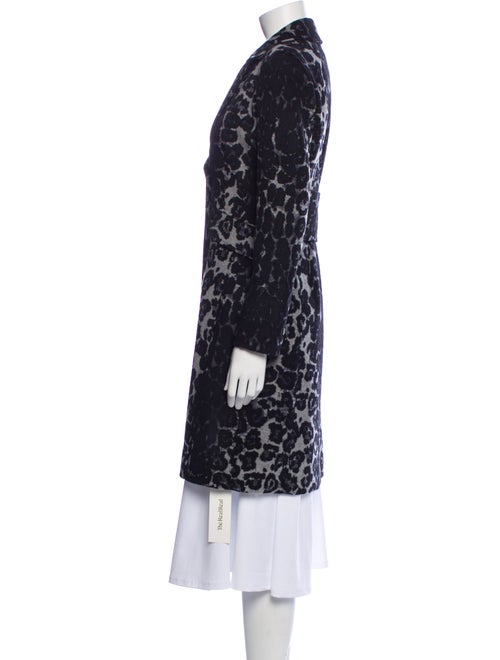 St. John Wool Animal Print Coat