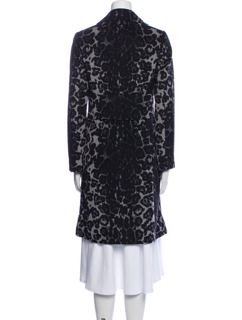 St. John Wool Animal Print Coat