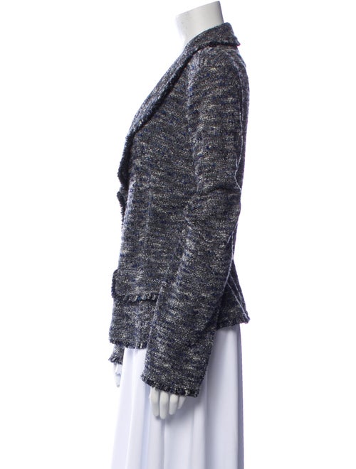 St. John Tweed Pattern Blazer