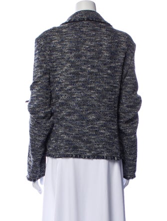 St. John Tweed Pattern Blazer