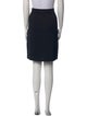 St. John Wool Knee-Length Skirt