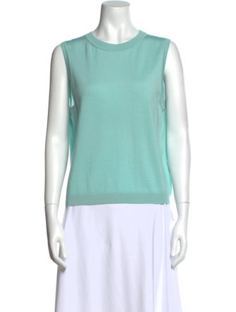 St. John Wool Crew Neck Top