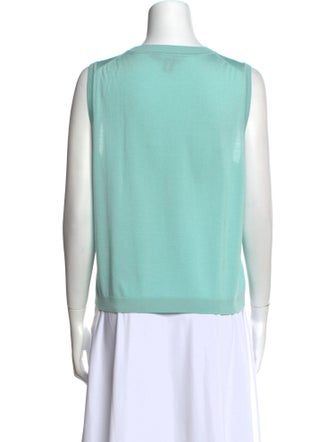 St. John Wool Crew Neck Top