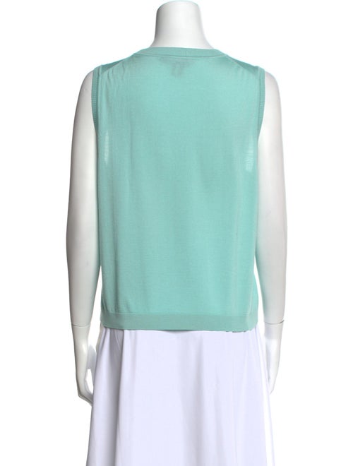 St. John Wool Crew Neck Top