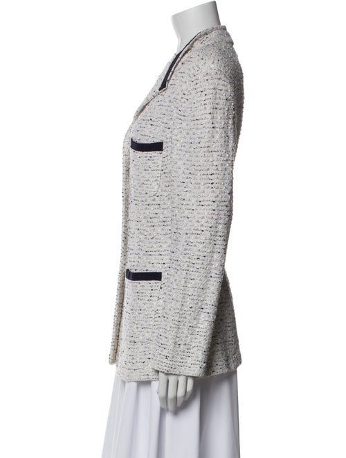 St. John Tweed Pattern Blazer