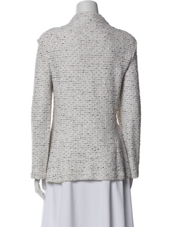 St. John Tweed Pattern Blazer