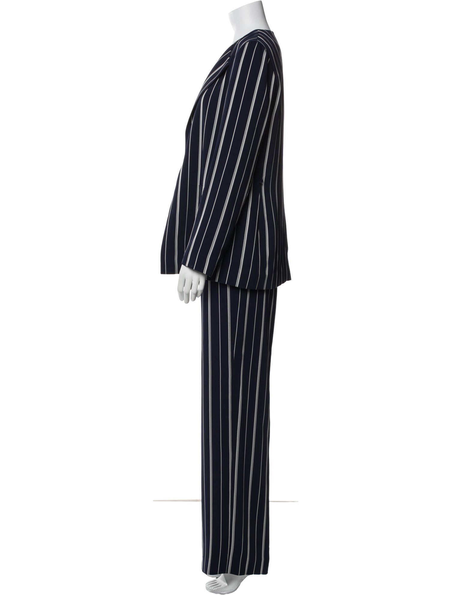 St. John Striped Pantsuit
