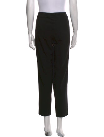 St. John Caviar Wool Straight Leg Pants