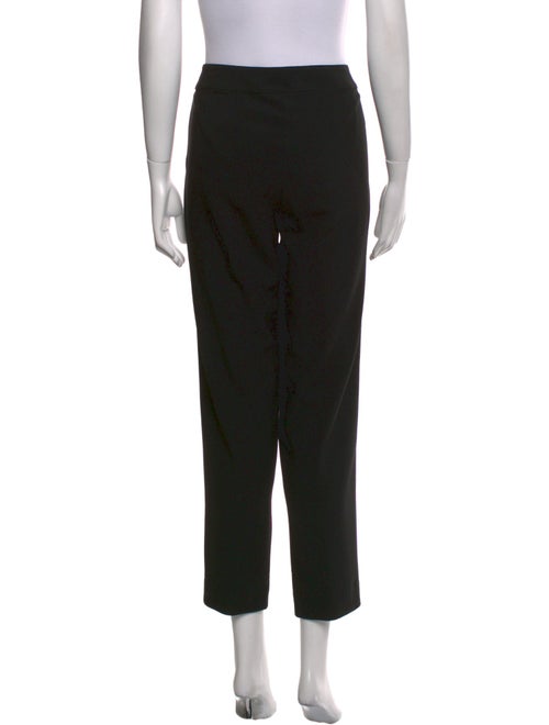 St. John Caviar Wool Straight Leg Pants