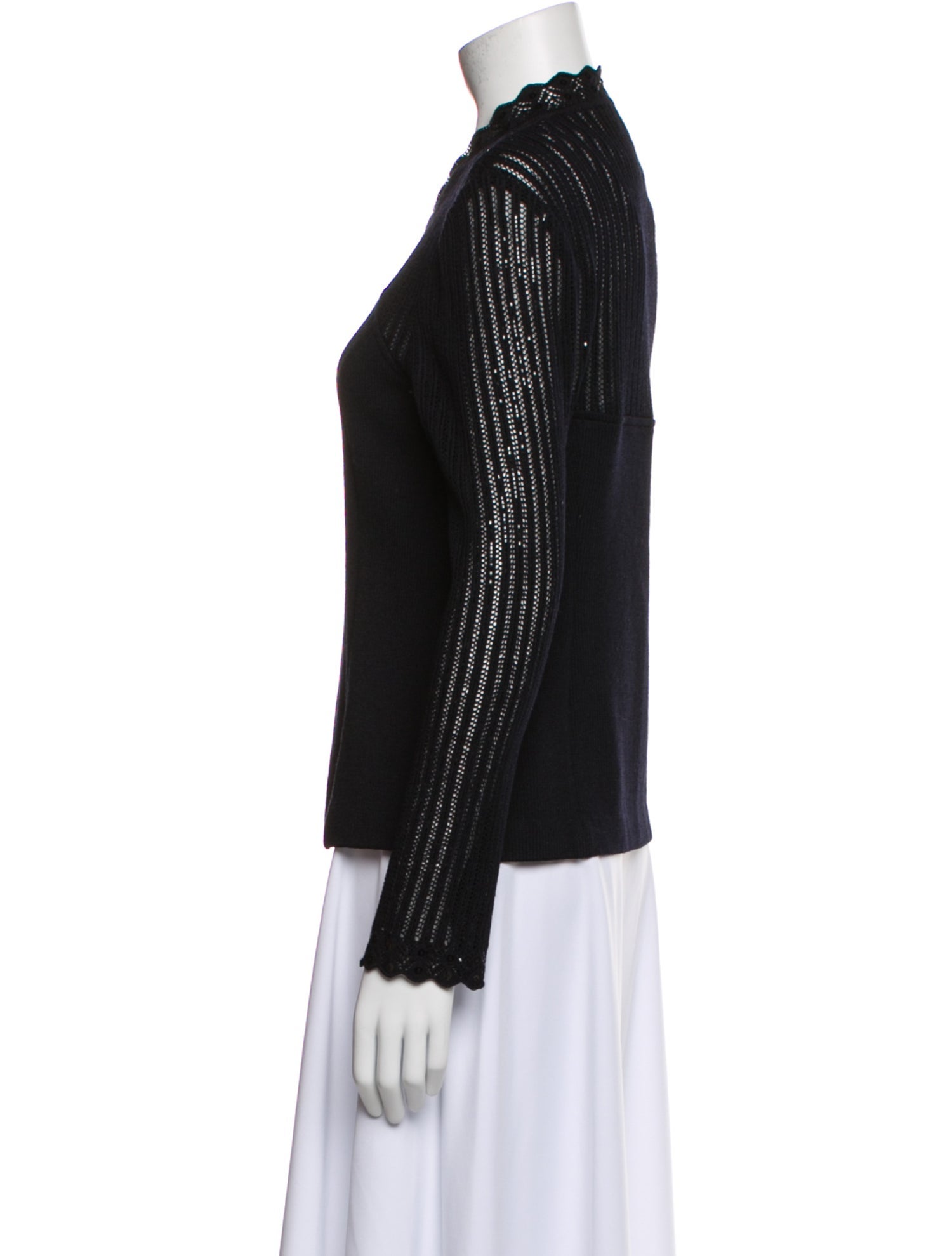 St. John Evening Wool Striped Evening Jacket