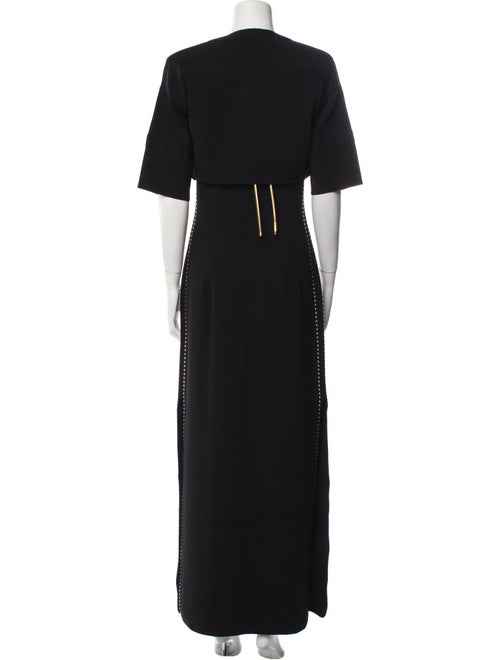 St. John Chain-Link Accents Dress Set