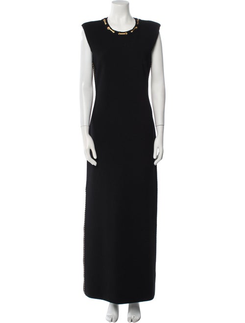 St. John Chain-Link Accents Dress Set