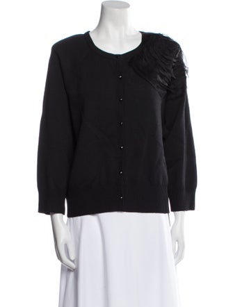 St. John Scoop Neck Sweater