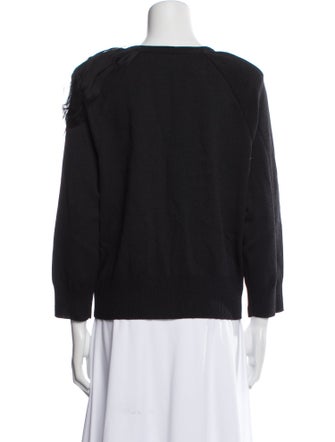 St. John Scoop Neck Sweater