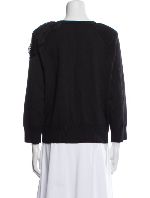 St. John Scoop Neck Sweater