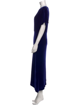 St. John Crew Neck Long Dress