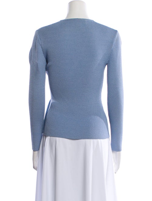 St. John V-Neck Long Sleeve Top