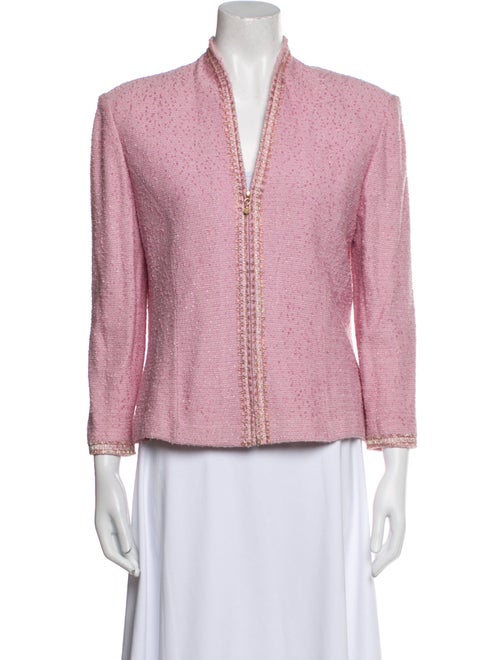 St. John Tweed Pattern Blazer